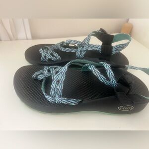 Chaco Women’s Strappy Sandals in Teal and Black